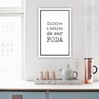 Placa Decorativa Frases Motivacionais Cultive O Hábito De Ser