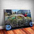 Placa Decorativa Fusca 9 Mdf 30x45cm