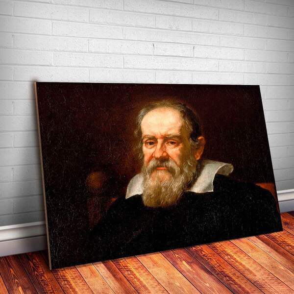 Placa Decorativa Galileu Galilei 3 Mdf 30x45cm