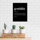 Placa Decorativa Gratidão Significado 18x27cm