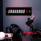 Placa Decorativa Gravando