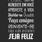 Placa Decorativa Havaí Ii Preta E Branca