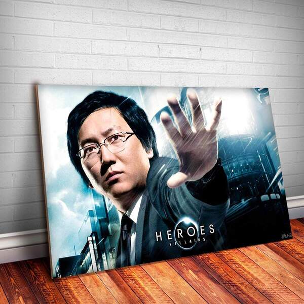 Placa Decorativa Heroes 2 Mdf 30x45cm