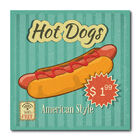 Placa Decorativa - Hot Dog - 0645plmk
