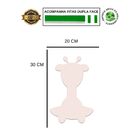 Placa Decorativa Infantil Animal Girafa Baby Recorte 30x20cm