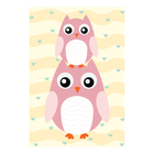 Placa Decorativa Infantil Coruja Baby MDF 20x30cm