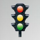 Placa Decorativa Infantil Farol Semâforo Recorte 30x16cm