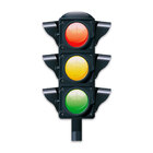 Placa Decorativa Infantil Farol Semâforo Recorte 30x16cm