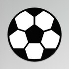 Placa Decorativa Infantil Menino Futebol Bola Recorte 25 Cm