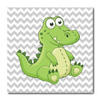 Placa Decorativa - Jacaré - Infantil - 1464plmk