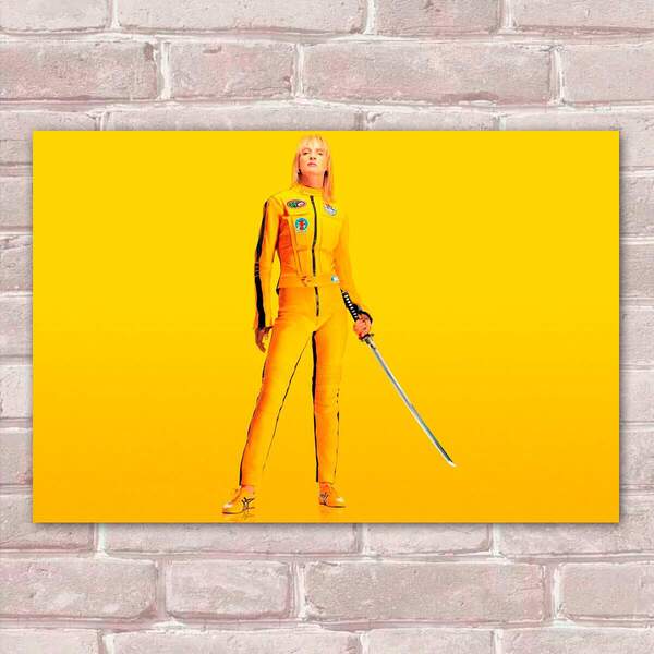 Placa Decorativa Kill Bill 2 Mdf 20x30cm