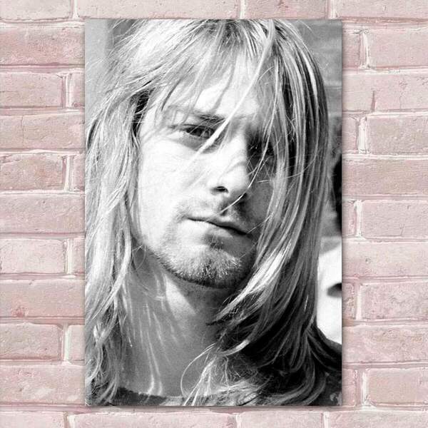 Placa Decorativa Kurt Cobain 14 Mdf 20x30cm
