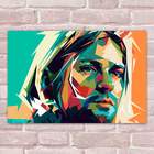 Placa Decorativa Kurt Cobain 3 Mdf 20x30cm