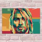 Placa Decorativa Kurt Cobain 4 Mdf 20x30cm