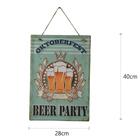 Placa Decorativa L Hermitage Beer Okcto Party Em Ferro