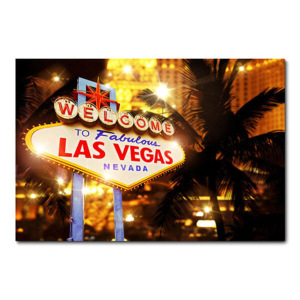 Placa Decorativa - Las Vegas - 0477plmk