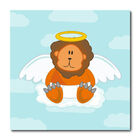 Placa Decorativa - Leão Infantil - 1012plmk