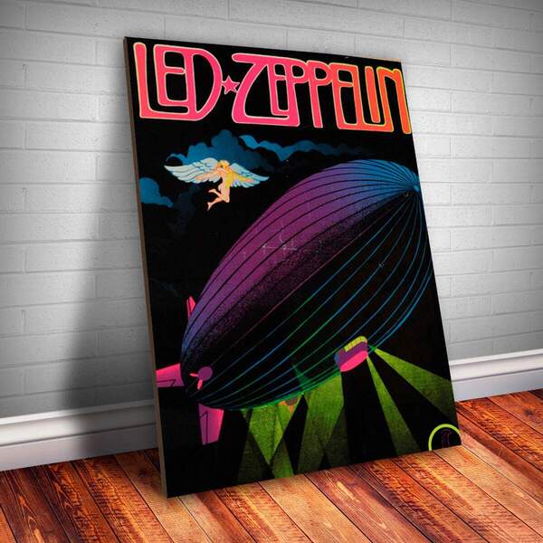 Placa Decorativa Led Zeppelin 4 Mdf 20x30cm