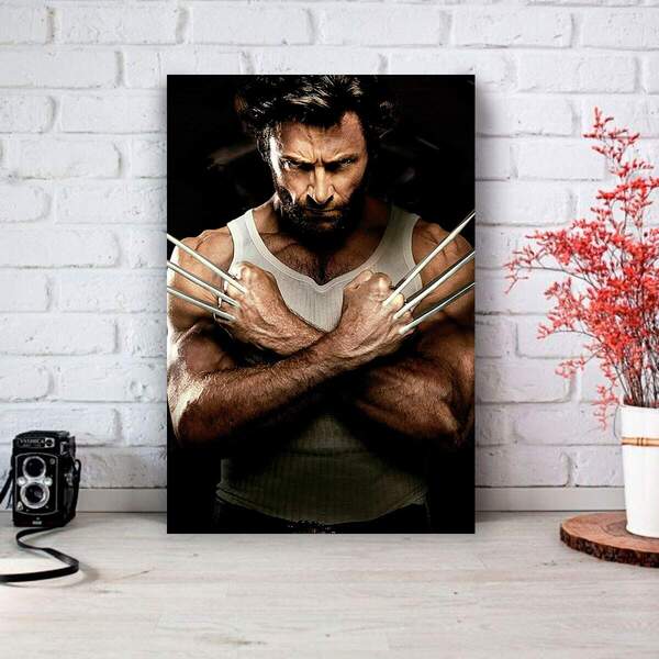 Placa Decorativa Logan Wolverine Mdf 30x45cm