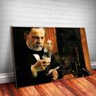 Placa Decorativa Louis Pasteur 2 Mdf 20x30cm