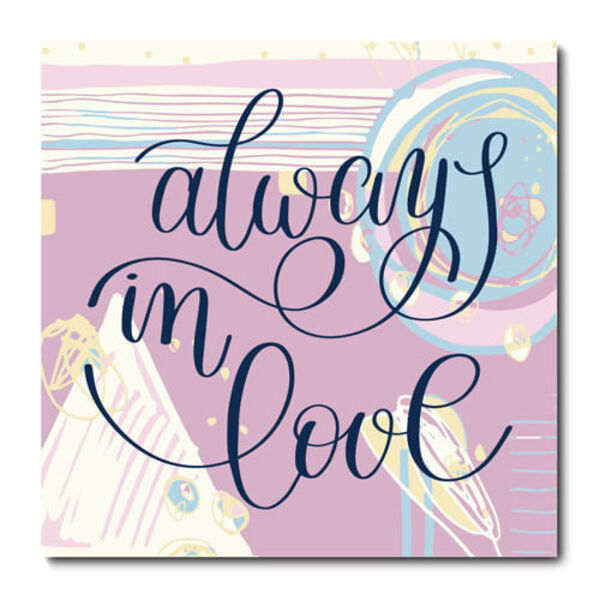 Placa Decorativa - Love - 1753plmk