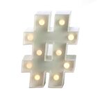 Placa Decorativa Luminosa Branca 15x22cm - D'rossi