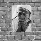 Placa Decorativa Madre Teresa De Calcutá 18x27cm