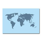 Placa Decorativa - Mapa Mundi - 1847plmk