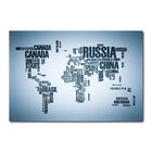 Placa Decorativa - Mapa Mundi - 2169plmk