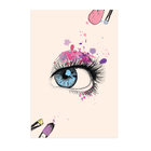 Placa Decorativa Maquiagem Rímel e Sombra 30x40cm