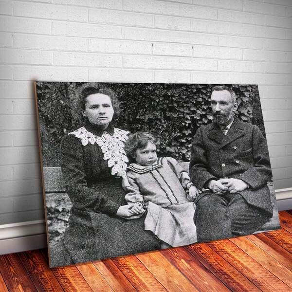 Placa Decorativa Marie Curie 5 Mdf 20x30cm