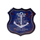 Placa Decorativa Marinha Enfeite De Parede Preto