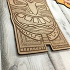 PLACA DECORATIVA MASCARA TIKI HAVAÍ