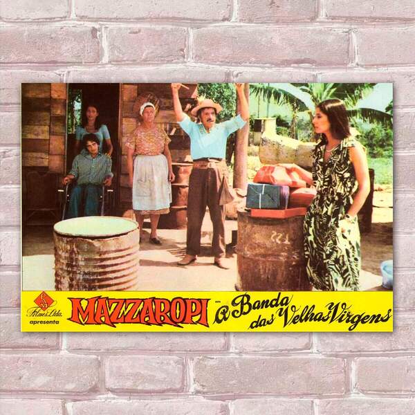 Placa Decorativa Mazzaropi 3 Mdf 30x45cm