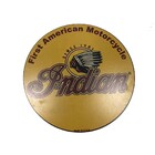 Placa Decorativa Mdf 35x35 Personalizado Logo Indian Amarelo