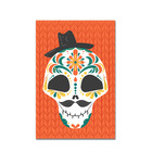 Placa Decorativa MDF Caveira Mexicana Com Chapéu