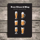 Placa Decorativa MDF Cerveja Glass & Mug