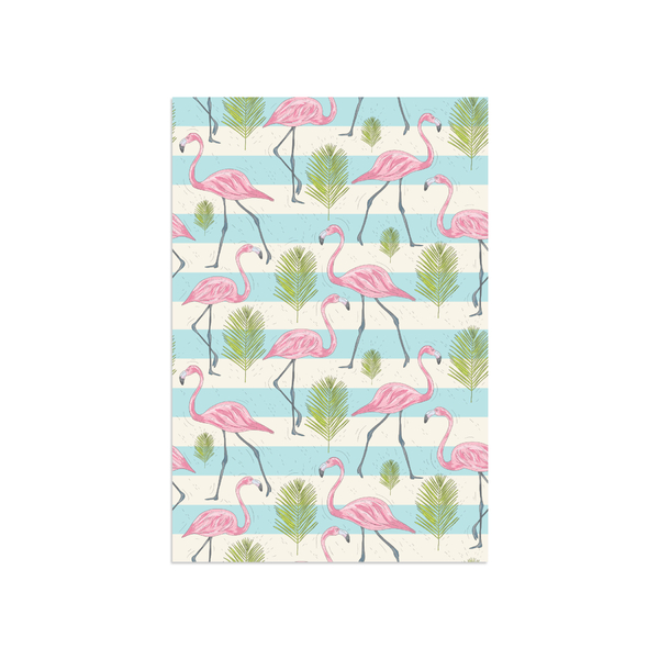 Placa Decorativa MDF Flamingos 20x30cm