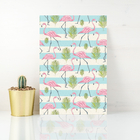 Placa Decorativa MDF Flamingos 20x30cm