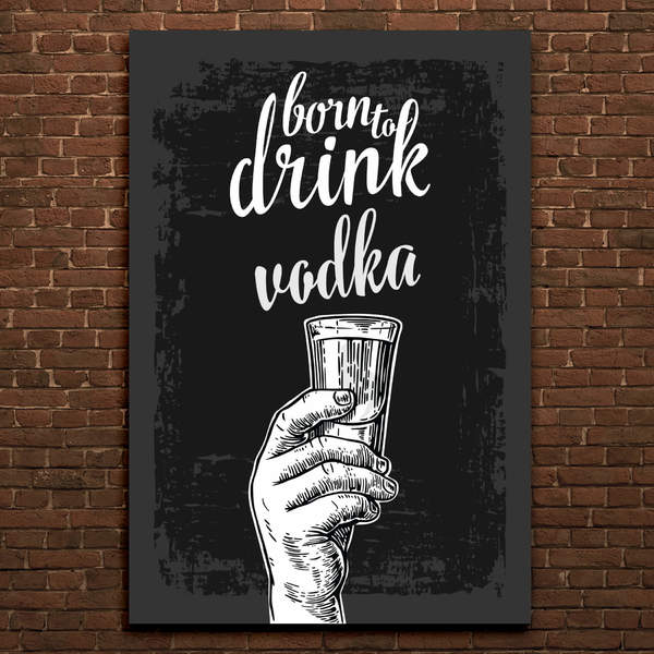 Placa Decorativa Mdf Frase Bebida Vodka Leroy Merlin