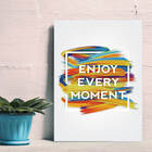 Placa Decorativa MDF Frase Every Moment