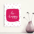 Placa Decorativa MDF Frase Felicidade