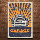 Placa Decorativa MDF Frase Service Car 30x40