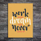 Placa Decorativa MDF Frase Sonhar Grande