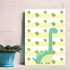 Placa Decorativa MDF Infantil Dinossauro Baby Verde