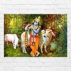 Placa Decorativa Mdf Krishna Tamanho 20x27cm Modelo 5