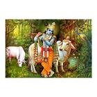 Placa Decorativa Mdf Krishna Tamanho 20x27cm Modelo 5