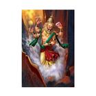 Placa Decorativa Mdf Narasimha Tamanho 20x27cm