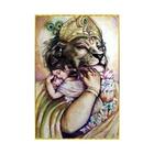 Placa Decorativa Mdf Narasimha Tamanho 20x27cm Modelo 2a