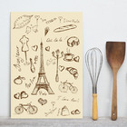 Placa Decorativa MDF Paris em Gravuras